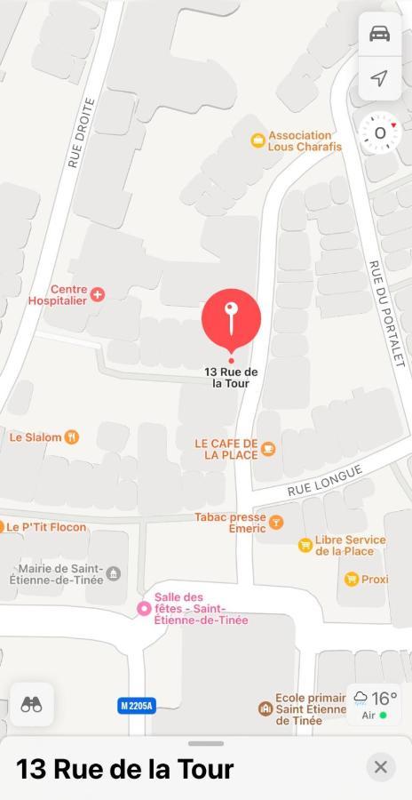 Studio Rdc La Tour Saint-Étienne-de-Tinée Exteriör bild